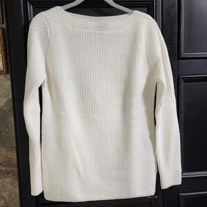 LoveTolen Off White Tunic Sweater S
